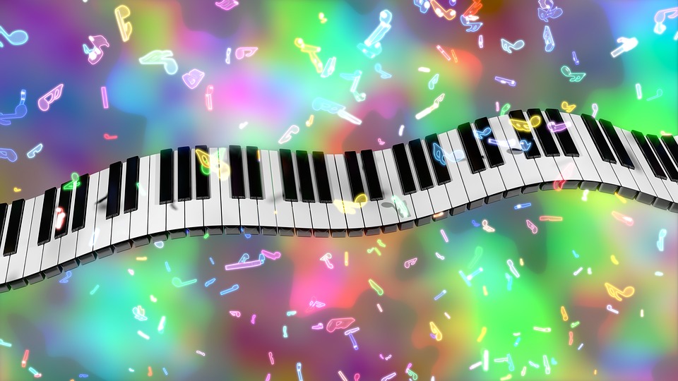 cartool figure of a piano